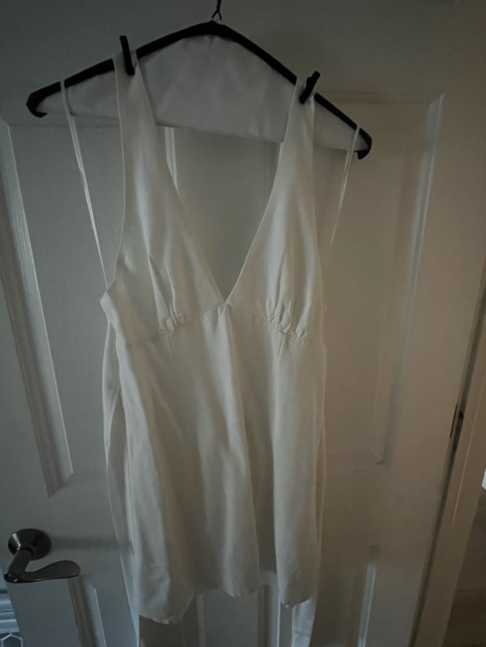 Aritzia White Sleeveless Mini Dress